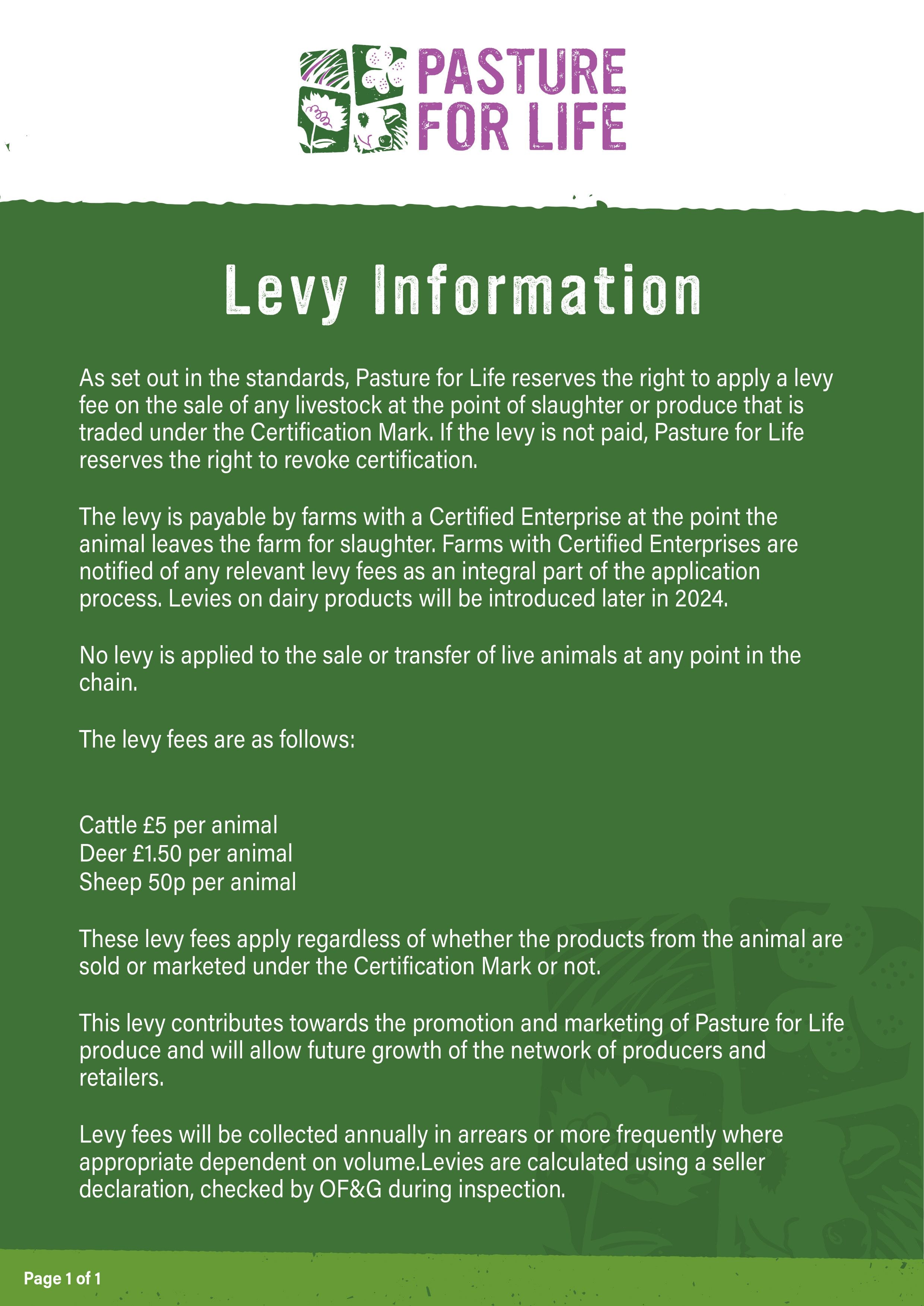 Levy Information